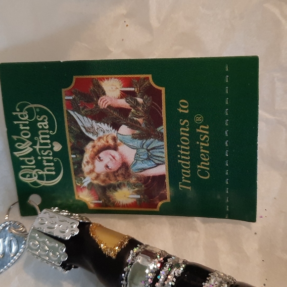 Clarinet Old World Christmas Glass Ornament Woodwind Music Band Orchestra NWT - Picture 5 of 5